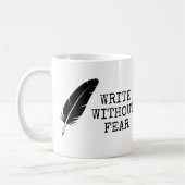 Mug Écrivez sans crainte, Éditez sans pitié Écrivains (Gauche)