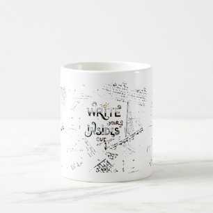 Mug Écrivez votre intérieur dehors! Motivation des
