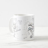Mug Écrivez votre intérieur dehors! Motivation des écr (Devant gauche)