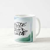 Mug Écrivez votre vérité (Devant droit)