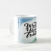 Mug Écrivez votre vérité (Devant gauche)