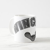 MUG ECROU-PAPILLON (Devant gauche)