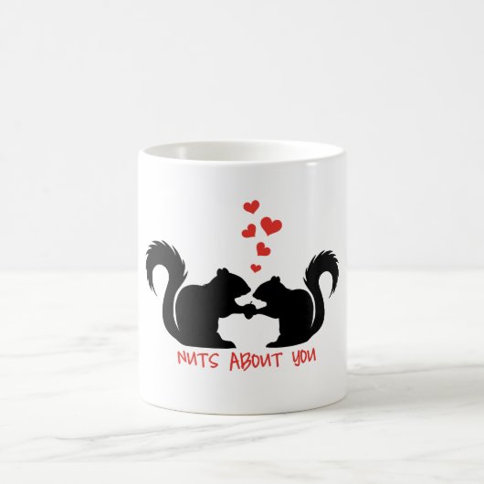 Mug Écrous au sujet de vous, écureuils dans l'amour (Centre)