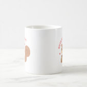 Mug Écrous mignons fou de vous pun amusant (Centre)