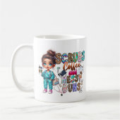 Mug Écueillette, Café, Buns Mains Infirmière (Gauche)