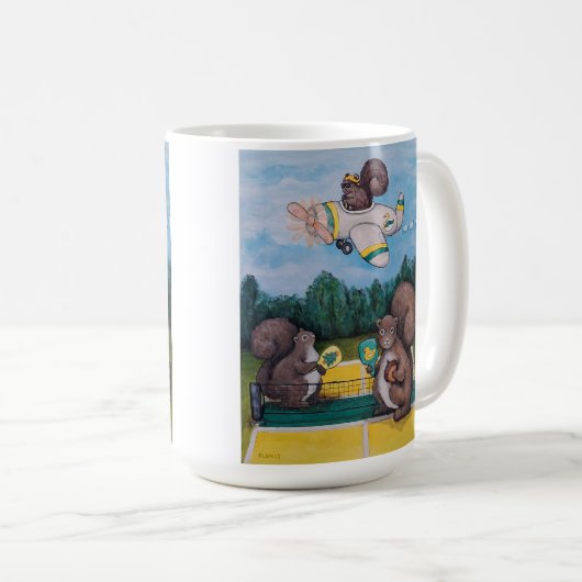 Mug Écureuil à canard (Devant droit)