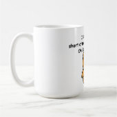 Mug Écureuil à courte attention drôle (Gauche)