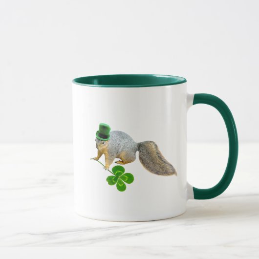 Mug Écureuil à quatre feuilles de trèfle (Droite)