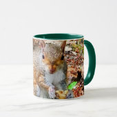 Mug Écureuil alimentation (Devant droit)