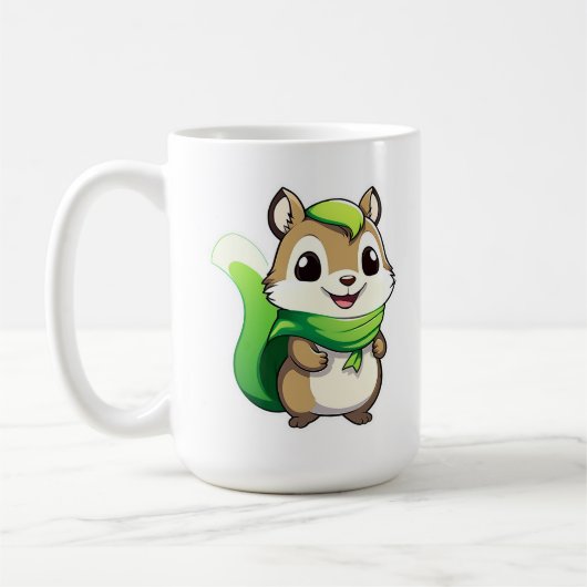 Mug Écureuil animal adorable (Gauche)