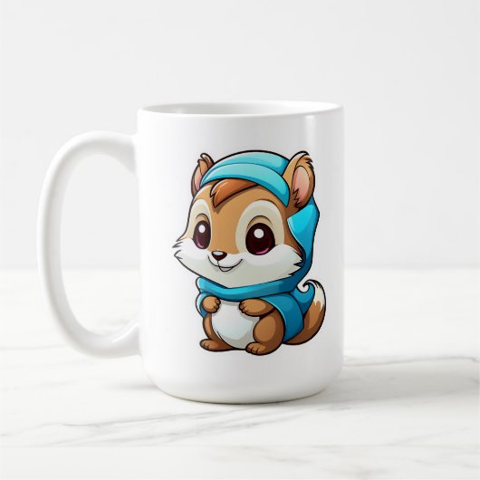 Mug Écureuil animal adorable (Gauche)