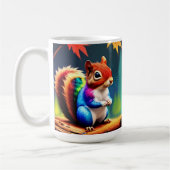 Mug Écureuil Assis Coloré Mignon (Gauche)