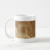 Mug Écureuil Brown Linocut (Gauche)