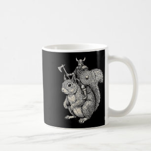 Mug Écureuil chevauchant Viking Art de guerrier drôle