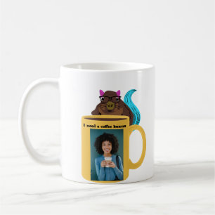 Mug Écureuil coquin #112 Café humain