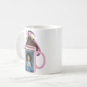 Mug Écureuil coquin #211 Café humain (Devant gauche)