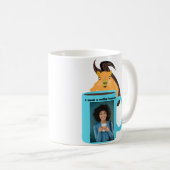 Mug Écureuil coquin #240 Café humain (Devant droit)