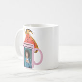 Mug Écureuil coquin #306 Café humain (Devant gauche)