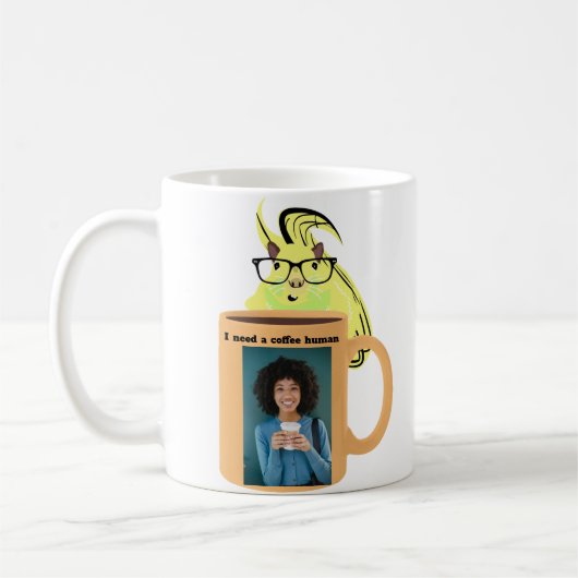 Mug Écureuil coquin #330 Café Humain (Gauche)