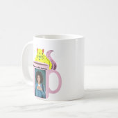 Mug Écureuil coquin #341 Café humain (Devant gauche)