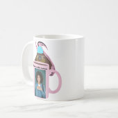 Mug Écureuil coquin #342 Café humain (Devant gauche)