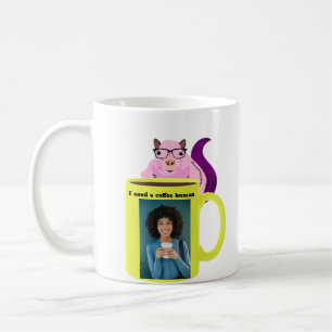Mug Écureuil coquin #344 Café humain