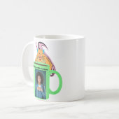 Mug Écureuil coquin #346 Café humain (Devant gauche)
