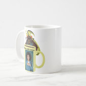 Mug Écureuil coquin #396 Café humain (Devant gauche)