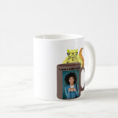 Mug Écureuil coquin #419 Café humain (Devant droit)