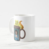 Mug Écureuil coquin #419 Café humain (Devant gauche)