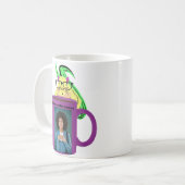 Mug Écureuil coquin #436 Café humain (Devant gauche)