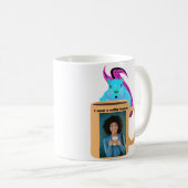 Mug Écureuil coquin #448 Café humain (Devant droit)
