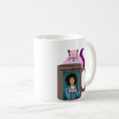 Mug Écureuil coquin #456 Café humain (Devant droit)