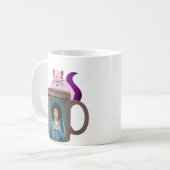 Mug Écureuil coquin #456 Café humain (Devant gauche)