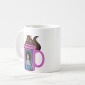 Mug Écureuil coquin #504 Café humain (Devant gauche)