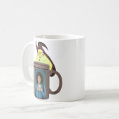 Mug Écureuil coquin #507 Café humain (Devant gauche)