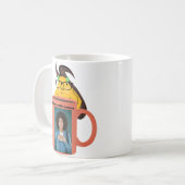 Mug Écureuil coquin #515 Café humain (Devant gauche)