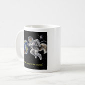 Mug Écureuil dans l'espace (Devant gauche)