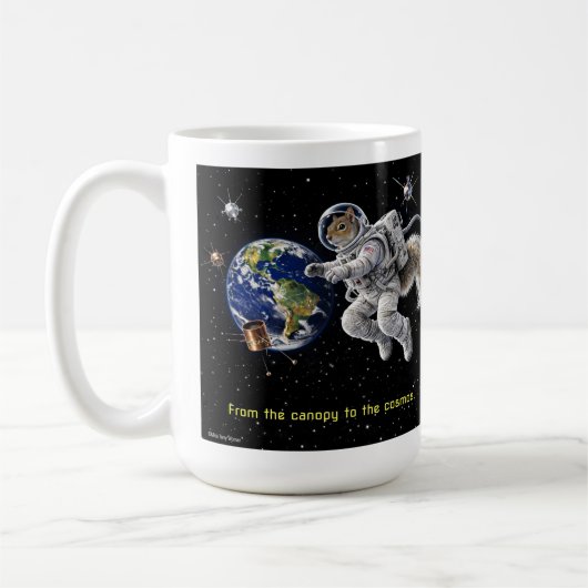 Mug Écureuil dans l'espace (Gauche)