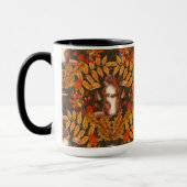 Mug Écureuil d'automne sur brun foncé (Gauche)