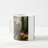 Mug Écureuil de la forêt automnale (Devant gauche)