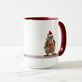 Mug Écureuil de Noël avec du sucre de canne (Devant droit)