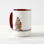 Mug Écureuil de Noël avec du sucre de canne (Devant gauche)