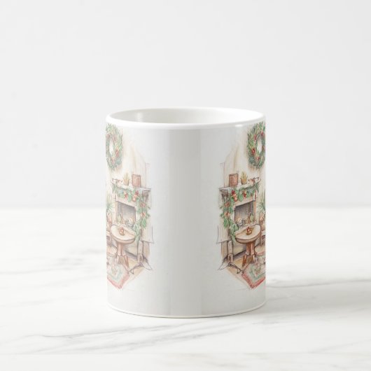Mug Écureuil de Noël en pull  (Centre)