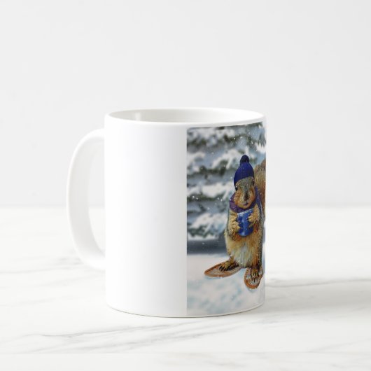 Mug Écureuil d'hiver (Devant gauche)