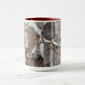Mug Écureuil d'hiver, neige et baies rouges Conception (Centre)