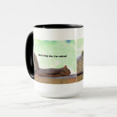 Mug Écureuil d'humour de retraite (Devant gauche)