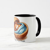 Mug Écureuil dormant dans une noix (Devant droit)