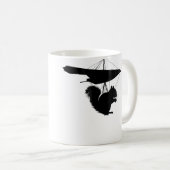 Mug Écureuil drôle de deltaplane deltaplaneur Écureuil (Devant droit)