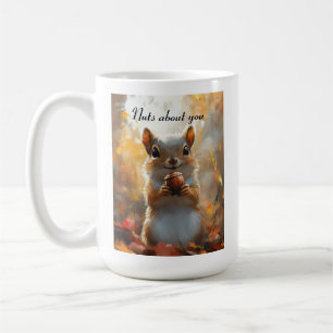 Mug Écureuil drôle fou de vous peinture de la forêt